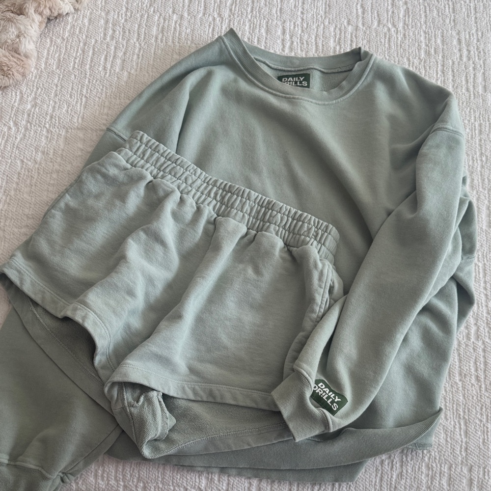 Daily Drills Sage Green Lounge Set